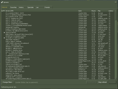 gametracker cs cz servers